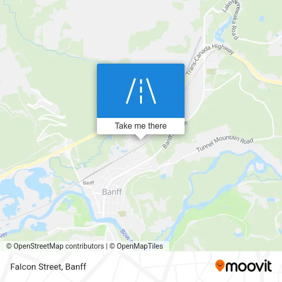 Falcon Street map