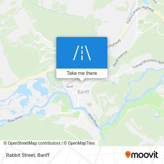 Rabbit Street map