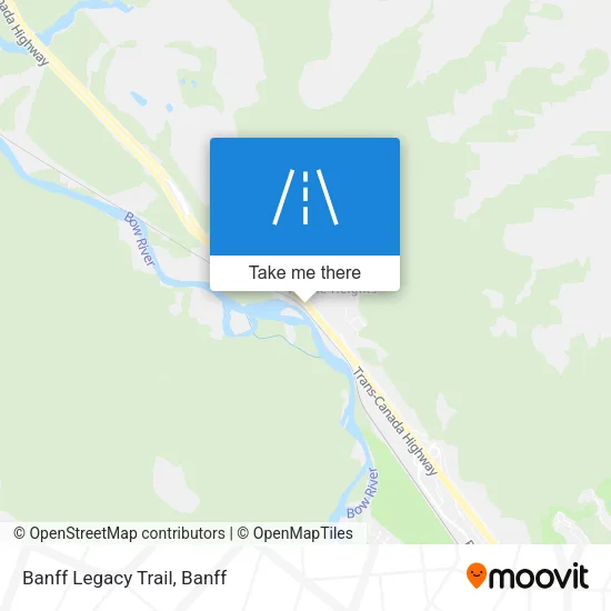 Banff Legacy Trail map