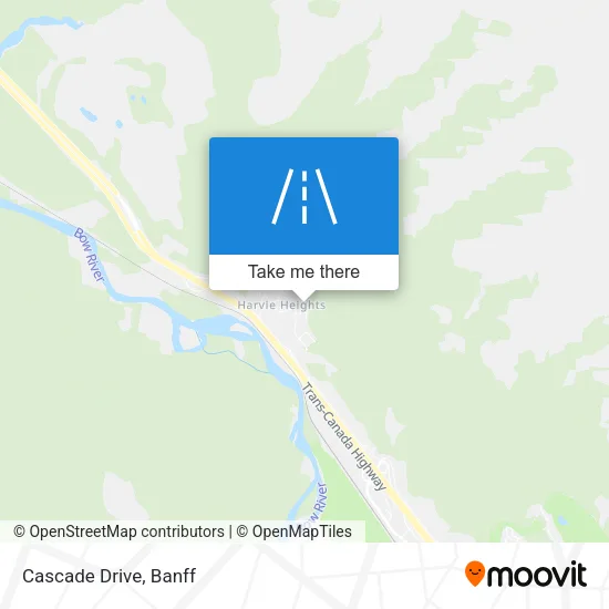 Cascade Drive map