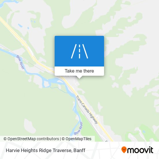 Harvie Heights Ridge Traverse plan