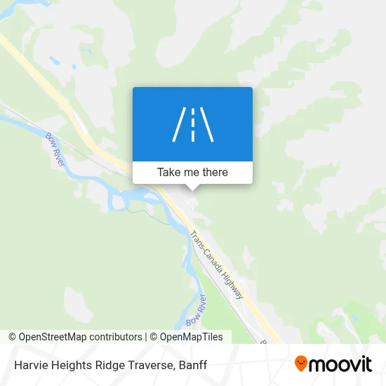 Harvie Heights Ridge Traverse plan