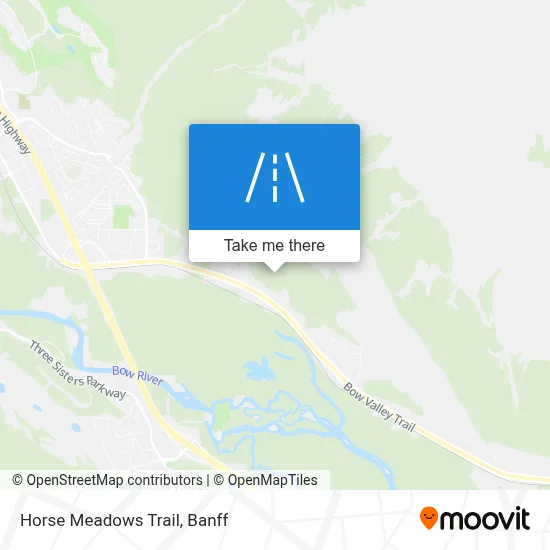 Horse Meadows Trail map