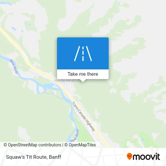 Squaw's Tit Route map