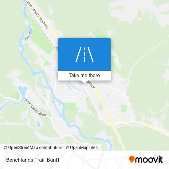Benchlands Trail map