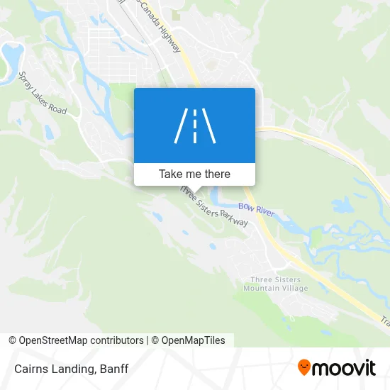 Cairns Landing map