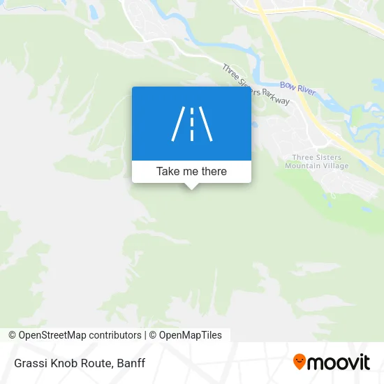 Grassi Knob Route map