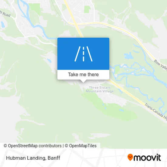 Hubman Landing map