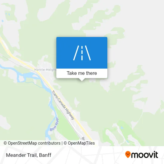 Meander Trail map