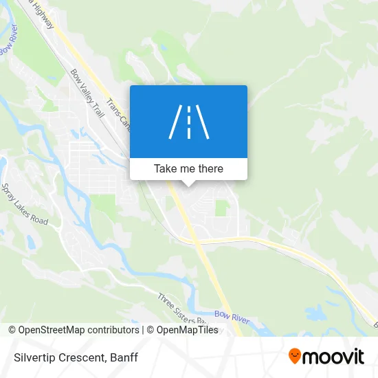 Silvertip Crescent map