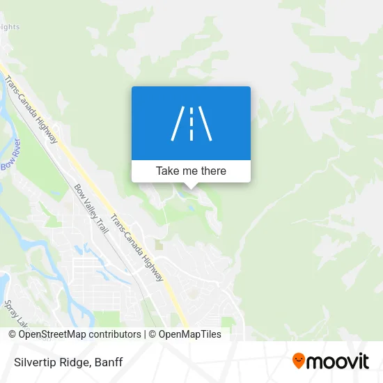 Silvertip Ridge map
