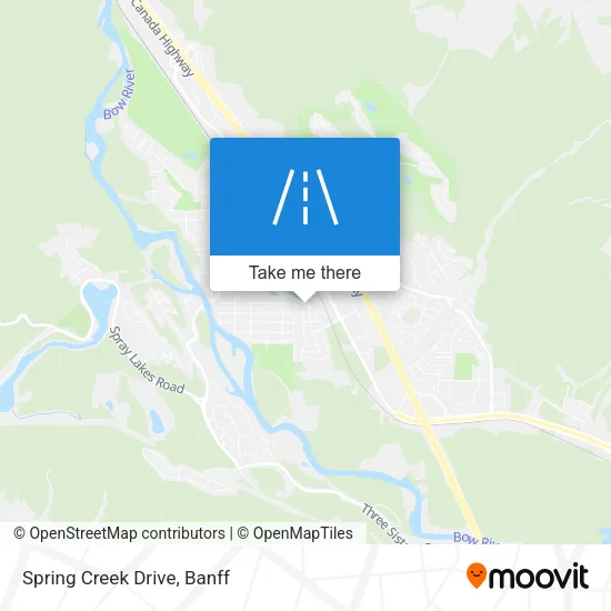 Spring Creek Drive map