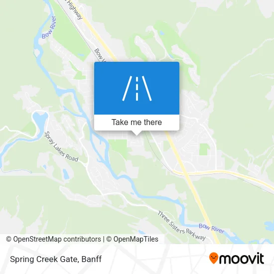 Spring Creek Gate map