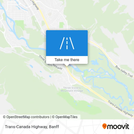 Trans-Canada Highway map