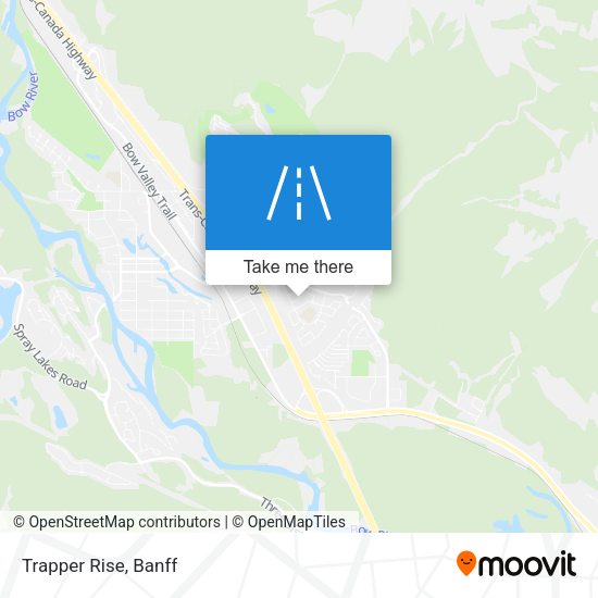Trapper Rise map