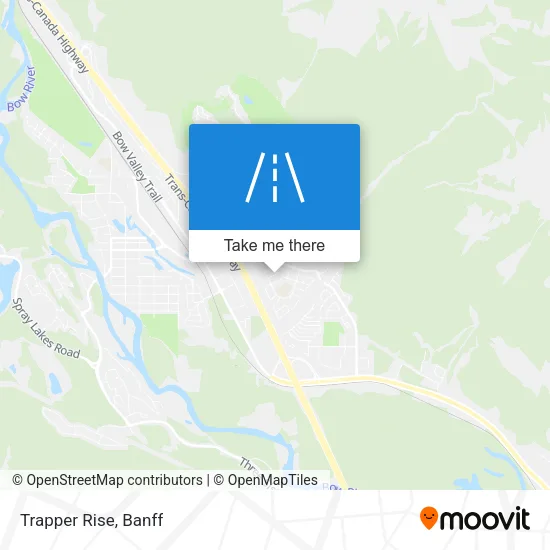 Trapper Rise map