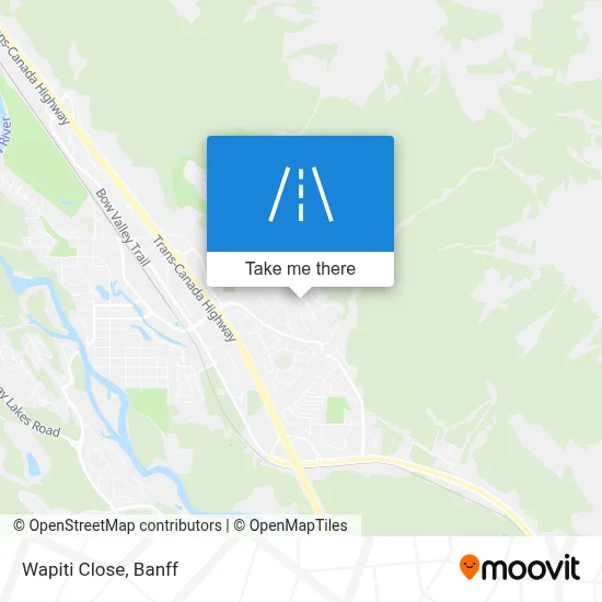 Wapiti Close map