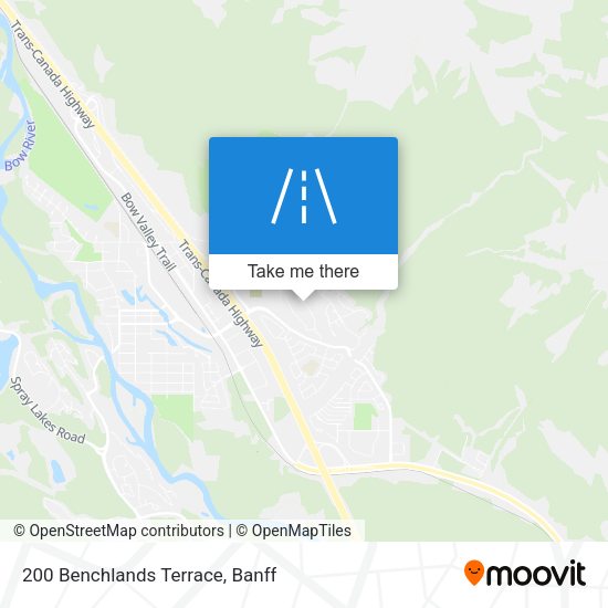 200 Benchlands Terrace map