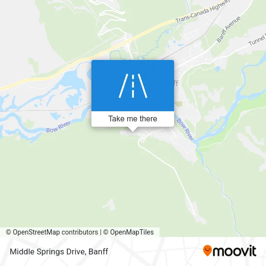 Middle Springs Drive map