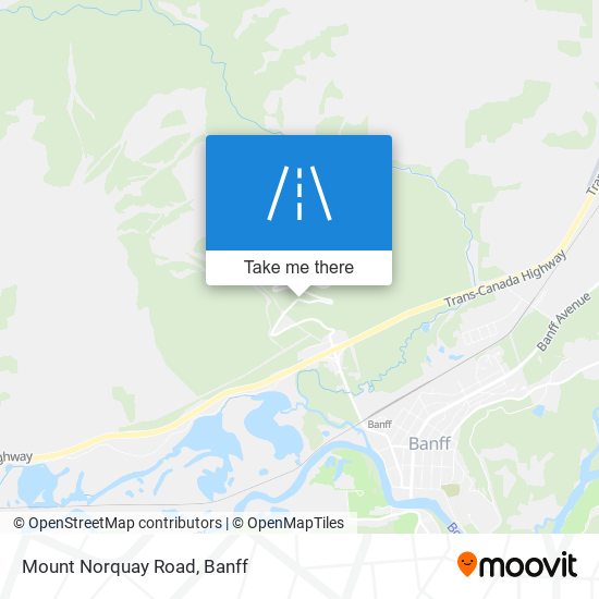 Mount Norquay Road plan