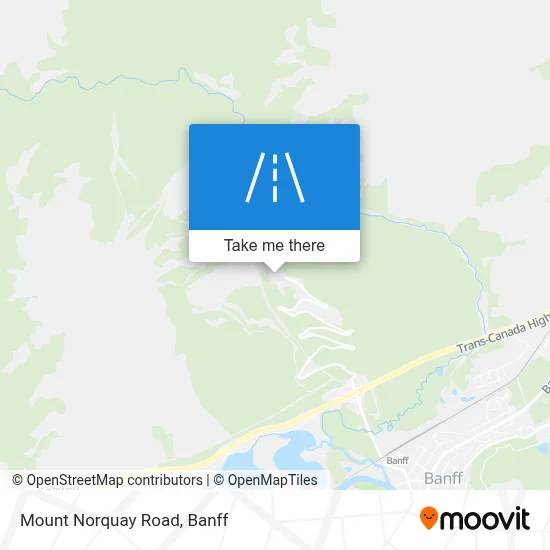 Mount Norquay Road plan