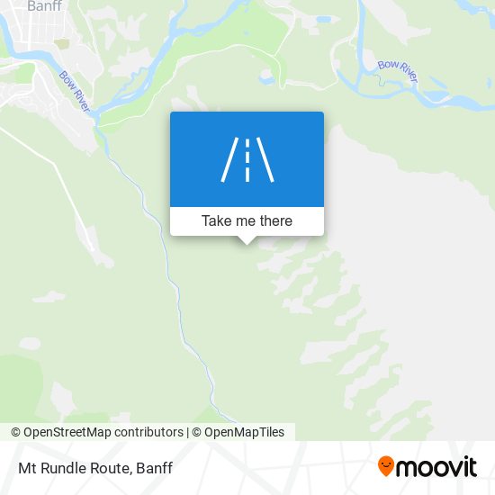 Mt Rundle Route plan