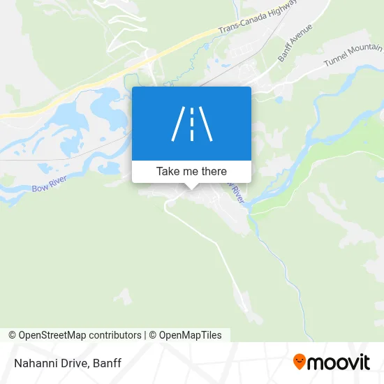 Nahanni Drive map