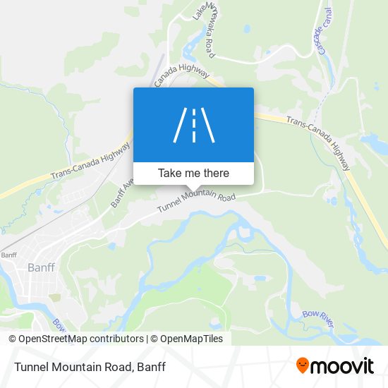 Tunnel Mountain Road plan
