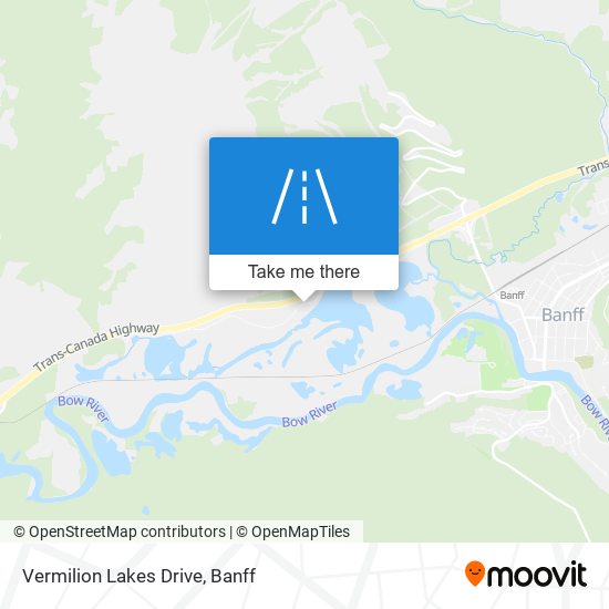 Vermilion Lakes Drive plan