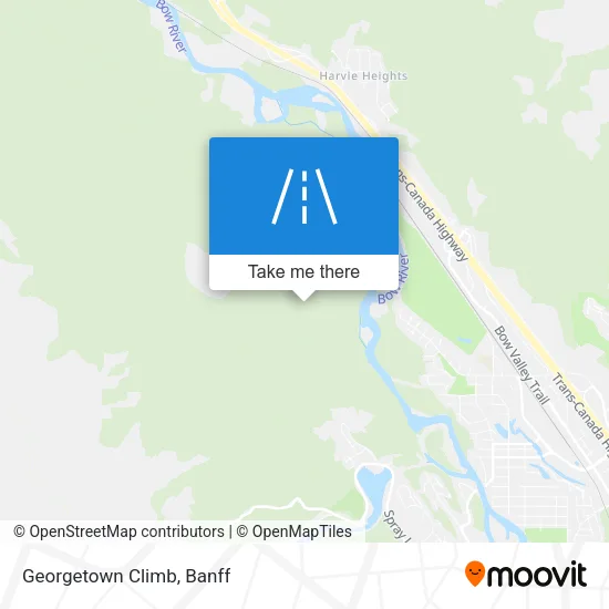 Georgetown Climb map