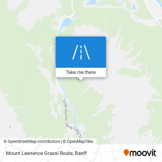 Mount Lawrence Grassi Route plan