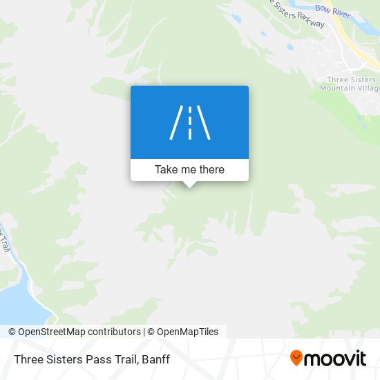 Three Sisters Pass Trail plan