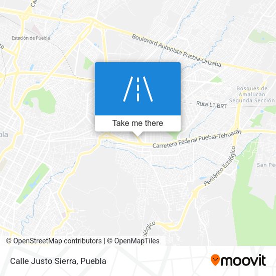 Mapa de Calle Justo Sierra
