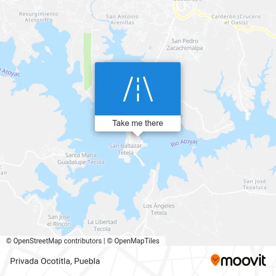 Privada Ocotitla map