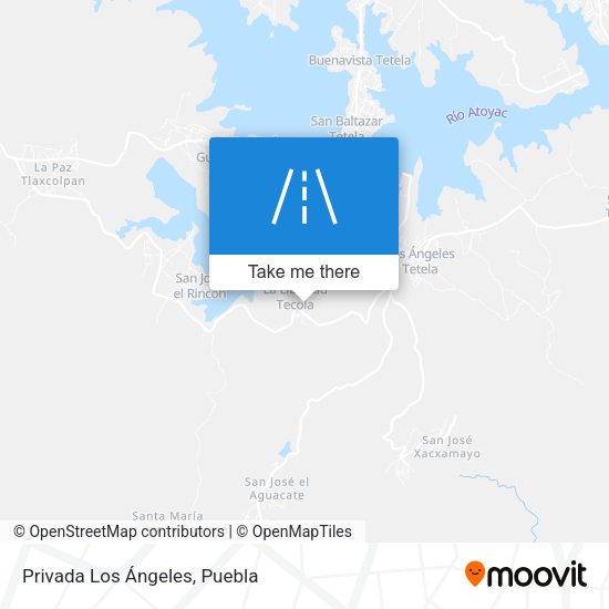 Privada Los Ángeles map