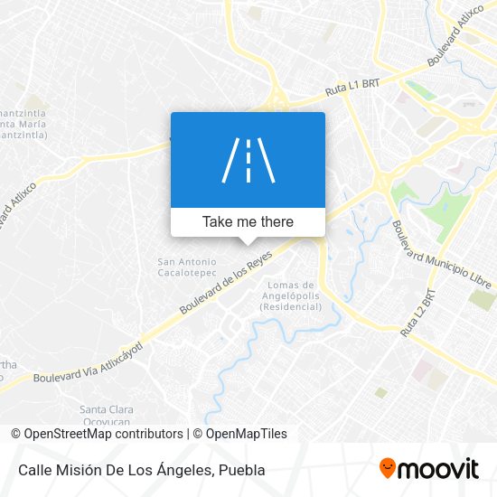 Calle Misión De Los Ángeles map