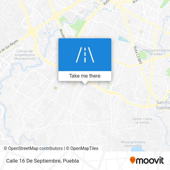 Calle 16 De Septiembre map