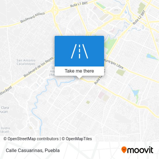 Mapa de Calle Casuarinas