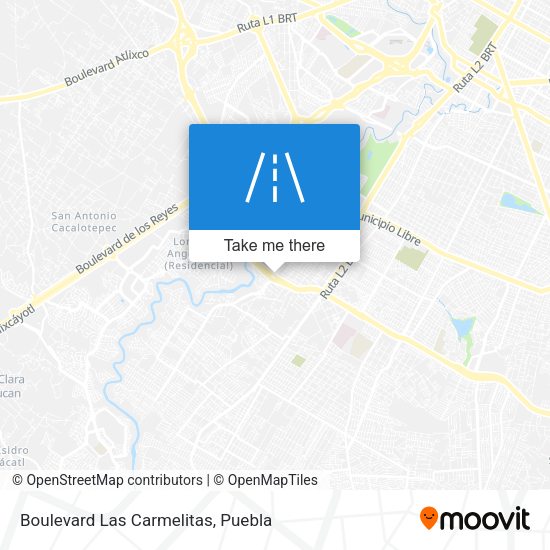 Mapa de Boulevard Las Carmelitas