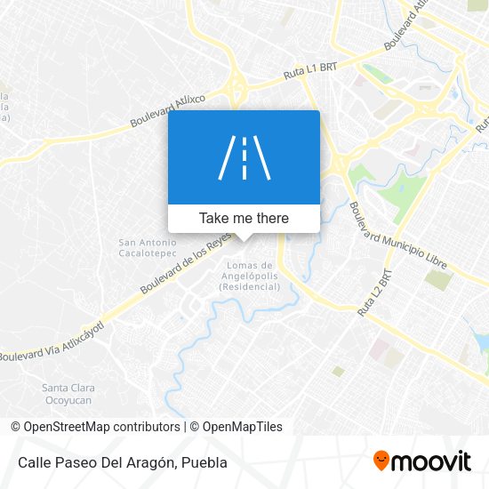 Calle Paseo Del Aragón map