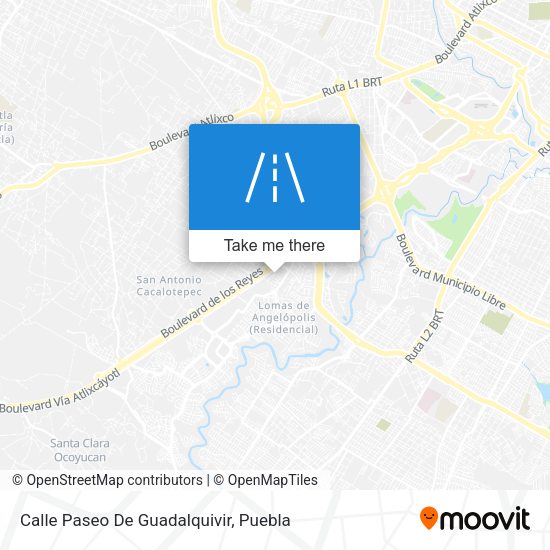 Calle Paseo De Guadalquivir map