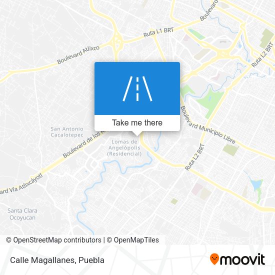 Mapa de Calle Magallanes
