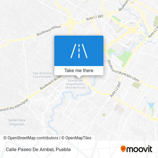 Mapa de Calle Paseo De Ambel