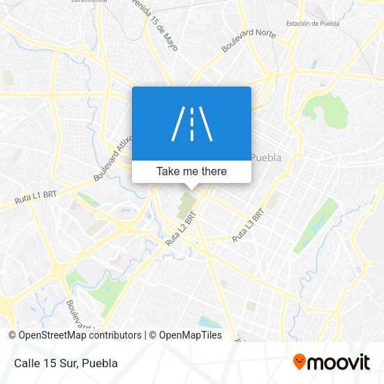 Mapa de Calle 15 Sur