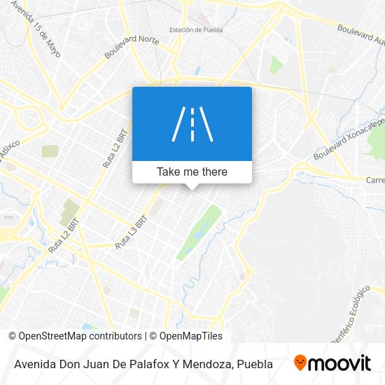 Avenida Don Juan De Palafox Y Mendoza map