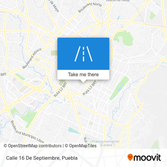 Calle 16 De Septiembre map