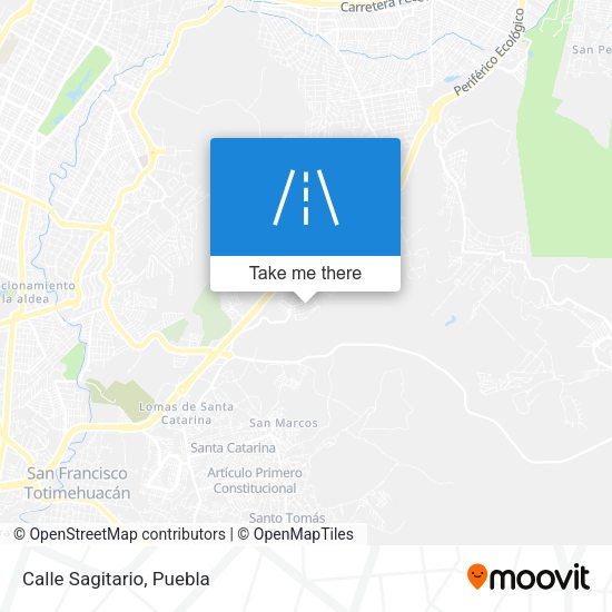 Mapa de Calle Sagitario