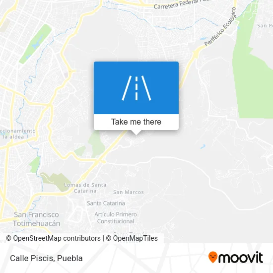 Mapa de Calle Piscis