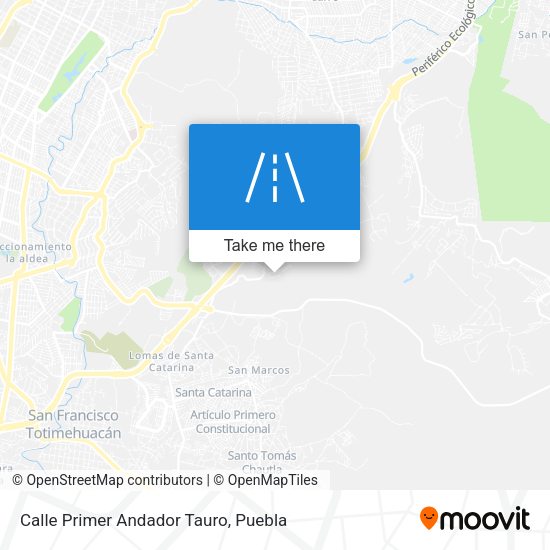 Mapa de Calle Primer Andador Tauro