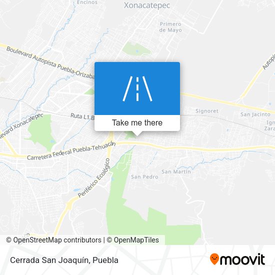 Cerrada San Joaquín map